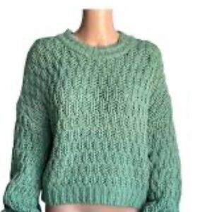 Universal Thread Teal Cable Knit Sweater